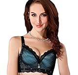 KMFEIL(TM) Women's Large Cup Magnetic Therapy Massage Gather Push Up Underwire Bra