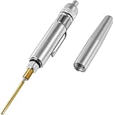 Fkewp Fkew Precision Oiler, Portable Aluminum Precision Oil Applicator with Solid Needle &amp; Pocket Clip, Lightweight Oiling Pinpoint Pen for Machine Maintenance, Car Accessories