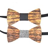 Men's Wooden Bow Tie Wood Wedding Bowtie Best Gift Choice