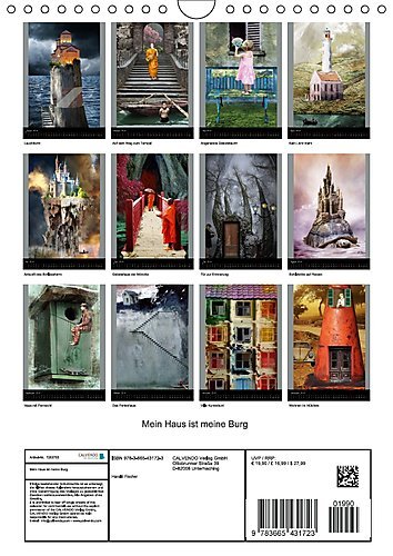 Mein Haus Ist Meine Burg Wandkalender 2017 Din A4 Hoch Ansichten