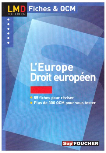 L' Europe, droit européen