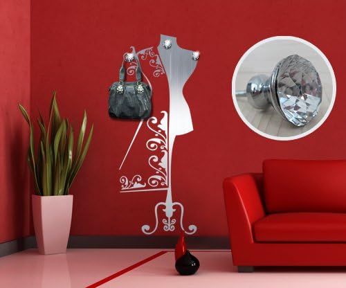 Adesivi Creativi Wall Sticker Atelier con gioielli Adhésif autocollant pour les murs, décoration murale Dimensions 66 X 170 cm