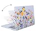 MOSISO MacBook Pro 13 Case 2018 2017 2016 Release A1989/A1706/A1708 w/ & w/o Touch Bar,Plastic Pattern Hard Case & Keyboard Cover & Screen Protector Compatible Newest Mac Pro 13 in,Sunflower