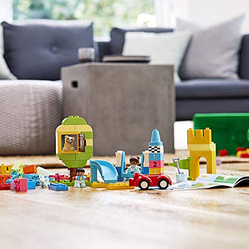LEGO 10914 DUPLO Deluxe Steinebox, Lernspielzeug mit Bausteinen und Aufbewahrungsbox, Kreativbox für Babys und Kleinkinder von 1,5 - 3 Jahre, Geschenkset – Bild 4