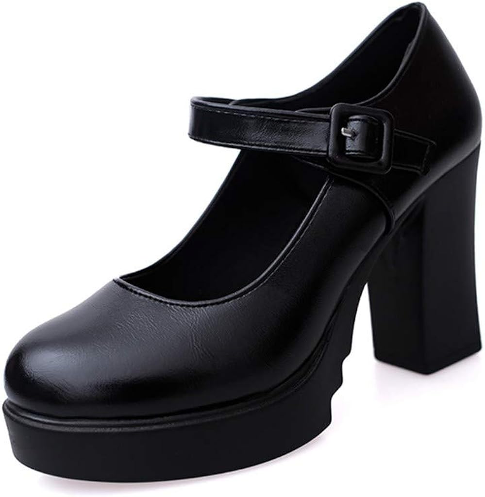 ZVQ 2018 new fashion super high square heel platform genuine leather cross tied buckle strap 