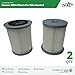 2 Hoover Elite Rewind Upright Exhaust HEPA Filter Generic Part By ZVac. Replaces Part Numbers 59157055 Fits: Hoover Elite Rewind U5507-900 Series Upright Vacuum Cleaners