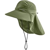 Cooling Sun Defender Sun Hat, UPF 50 UV Protection for Men Women, Wide Brim Outdoor Hat for Hiking, Fishing, Beach, Gardening