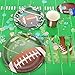 Football Party Supplies and Decorations Set-Serves 24 Include Tablecloth,Plates, Flatware, Cups and Football Flag Paper Napkins,Hanging Swirl,Banner,Balloons for Football Party