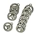 MonkeyJack 10 Pcs Tibetan Silver Western Horse Round Charms Pendants Jewelry DIY Making