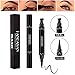 Eyeliner Stamp With Cat Eyeliner Stencils, Waterproof Long Lasting Liquid Eyeliner Pen Smudge proof Winged Eyeliner Stamp for Wing or Cat Eye