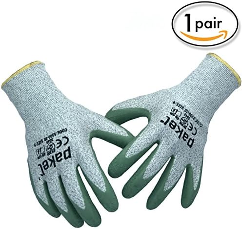 5300-30-8 High Performance Non Slip Level 5 Cut Resistant Knit Wrist Gloves, Medium, 8