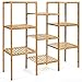 Barton Bamboo Plant Stand Shelf Flower Pots Holder Display Rack Utility Shelf Bathroom Rack 9-Tier Organizer Storage Rack Shelving, Naturalthumb 3