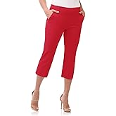 Rekucci Women's EcoCosy Comfort Classic Chic Cropped Capri Pant
