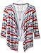 Amy Byer Girls' Big 3/4 Sleeve 2fer Cozy Cardigan with Lace Back