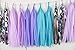 Mermaid Under The Sea Party Decorations Purple Blue Pastel Decorations Baby Shower Decorations Tissue Paper Pom Pom First Birthday Decorations Sea Theme Party Decor/Purple Bridal Shower Decorations