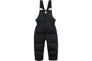 IBOBOOM Toddler Snow Pants Baby Winter Clothes Boy Snowsuit Girl Ski Overalls 6 Month-4T