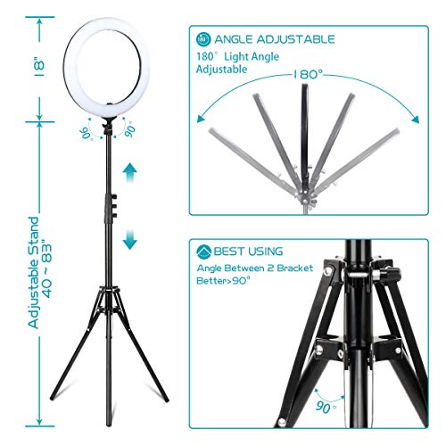 4 ZOMEi+Dimmable+Makeup+Selfie+Photographic