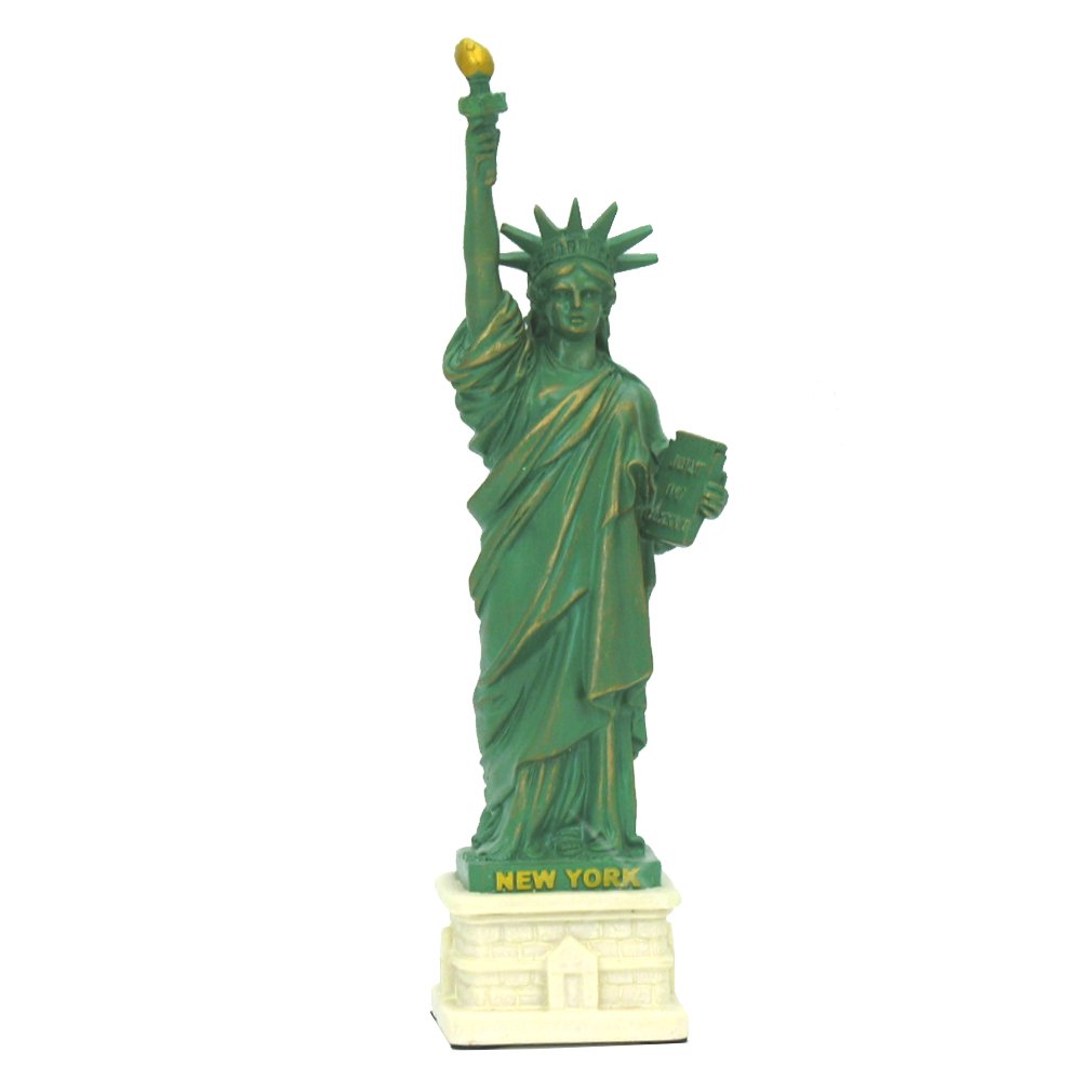 Statue of Liberty Statue Sculpture from New York City Liberty Island Collection Souvenirs (8 Inches Tall)