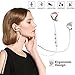 KONCEN Bluetooth Headphones Wireless Running Earphones Noise Cancelling Sweatproof Headset with microphone 8 Hours Playtime for iPhone 7/Plus 6S Samsung Galaxy S7 Edge and Android Phones (Rose Gold)