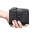 ZOOEASS Women's RFID Mini Soft Leather Bifold Wallet With ID Window Card Sleeve Coin Purse(black)