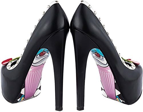 Women's TaylorSays Calese Black Pumps 8