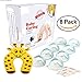Baby Proofing Safety Corner Guards 8 Pack with Bonus Door Stopper Clear Adhesive Rubber Bumper Pads - Shock-proof Edge Cushion Table Furniture Protector Great Protection for Kids, Babies & Toddler