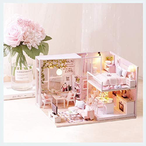 5 CUTEBEE+Dollhouse+Miniature+Furniture+Movement
