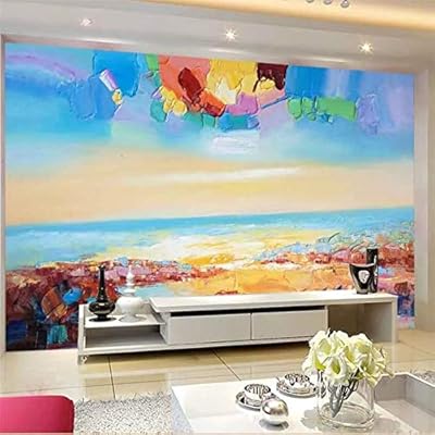 Tianxinbz Custom Wallpaper 3d Mural Papel De Pared Abstract Color Block Sea Sunrise Background Wall Living Room Bedroom Mural 3d Wallpaper 500cm W X280cm H Buy Online At Best Price In Uae Amazon Ae Download the perfect abstract pictures. amazon ae