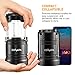 ZONAPA Outdoor LED Lantern w/Magnetic Base (4-Pack) Battery Powered, Portable Camping Light | Ultra-Bright Camp or Emergency Lighting | Indoor, Outdoor Hanging Hook