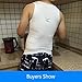 Shaxea Mens Slimming Body Shaper Vest Shirt Tank Top Compression Shirt, Shapewear for Men (XXL, Black)