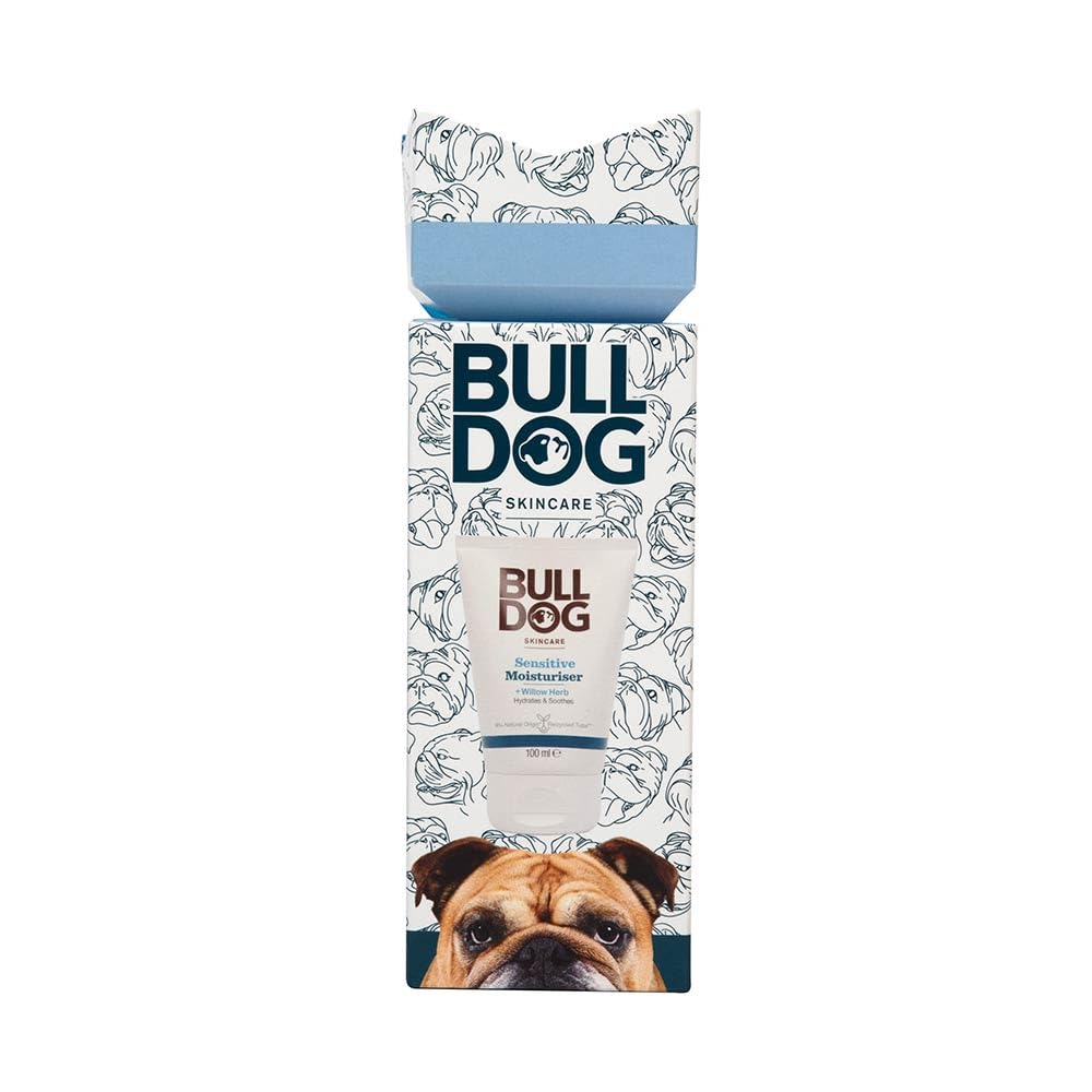 BULLDOG SKINCARE - Sensitive Moisturiser Cracker Giftset for Men | Sensitive Skin