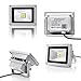 RosyMyth Outdoor LED Flood Light, 10W Warm White 3200K Waterproof Security Lights with US 3-Plug for Garden,Scenic Spot,Hotel