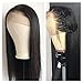 Straight Human Hair Lace Front Wigs Vshow Hair Human Hair with Baby Hair Pre Plucked for Black Women Remy Virgin Hair Lace Wigs 22 Inches