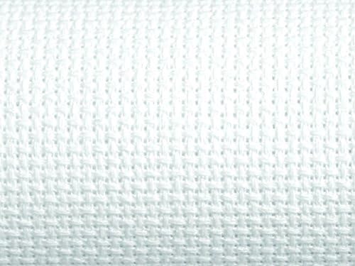 Charlescraft 16 HPI Gold Standard Aida Cross Stitch Fabric White - per pack