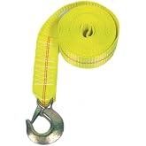 Rod Saver Heavy Duty Replacement Winch Strap (25 Feet, Yellow)