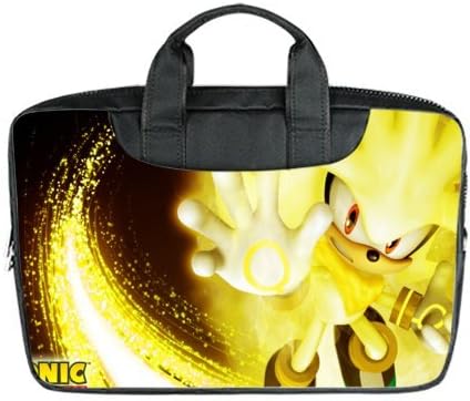 Portable Laptop handbag Custom Sonic the Hedgehog Durable High Quality Laptop Bag Sleeve for Macbook Air 15 Inch (Twin sides)