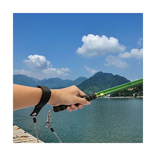 Goture-Retractable-Fishing-Lanyard-Heavy-Duty-Coiled-Extension-Cord-Wire-Steel-Inside-Safety-Rope-for-Fishing-Rod-Kayak-and-Other-Tackle-Tools