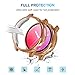 Tensea [2Pack] Compatible with Samsung Galaxy Watch Active 2 Screen Protector Case 40mm, Bumper Full Around Cover for Samsung Galaxy Watch Active2 40 (Rose Gold, 40mm)