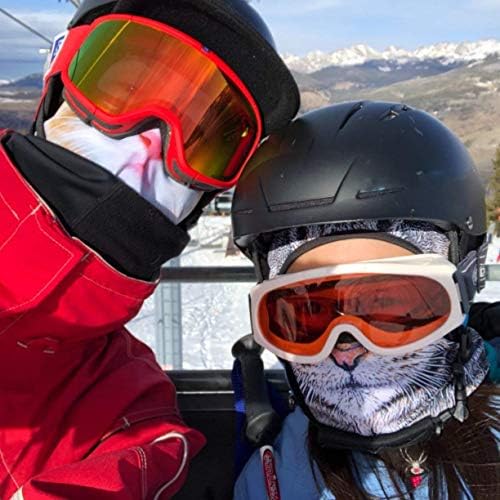 Black animal face balaclava mask for snowboarding and climbing activities, priced at $21.99.