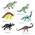 Boley Educational Dinosaur Toys 12 pack - kids 9" realistic toy dinosaur figures for cool kids and toddler education! (T-rex, triceratops, velociraptor, etc) Great gift set and party favors!