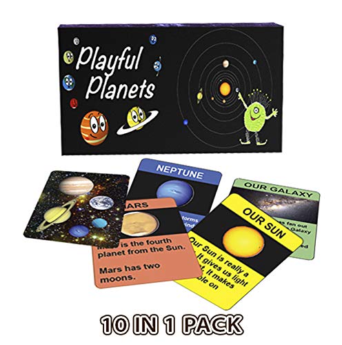 Playful Planets Classic Card Games for Kids and Families - Old Maid, Go Fish, Bingo, Memory with A P - //coolthings.us