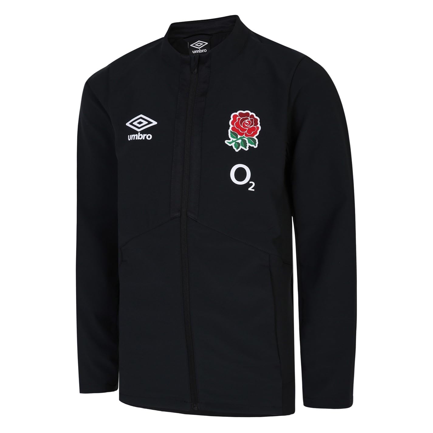 Umbro Unisex England Anthem (O2) Jnr Jacket, Black, YL UK