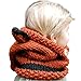 HEEMAA-Winter Kids Warm Fox Animal Hats Knitted Coif Hood Scarf Beanies for Autumn Winter (Orange)