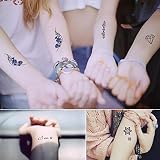 Yesallwas 30 Sheets Kids Temporary Tattoos Watercolor Cherry Blossoms Feathers view 2