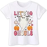 Toddler Halloween Shirts for Boys Kids Girls, Cute Spooky Pumpkins Ghosts Bats Witches and Monsters Halloween T Shirt: 2-6T