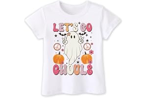 CHEERILULU Toddler Halloween Shirts for Boys Kids Girls, Cute Spooky Pumpkins Ghosts Bats Witches and Monsters Halloween T Shirt: 2-6T