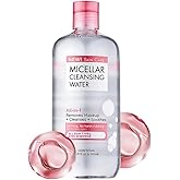 DR.EMMET Face Cleanser & Makeup Remover For Eye, Lip & Face Makeup, Micellar Cleansing Water, Gentle Hydrating Formula For All Skin Types - 16.9 Fl Oz
