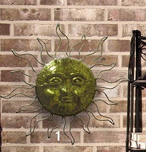 Decoracion De Pared Sol Oro Decoracion De Jardin Con Rustico