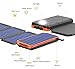 Solar Phone Charger, 25000mAh Portable External Battery Power Bank with 4 Foldable Solar Panels,Dual 5V/2.1A USB Output,Flashlights/Splashproof/Dustproof/Shockproof