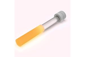 MYRIAD MELODIES Acrylic Strikers - Small - Select Your Favorite Color Accessory To Match With Your Singing Bowl - Illuminating Wavelength For Sound Baths and Performances - Orange Color